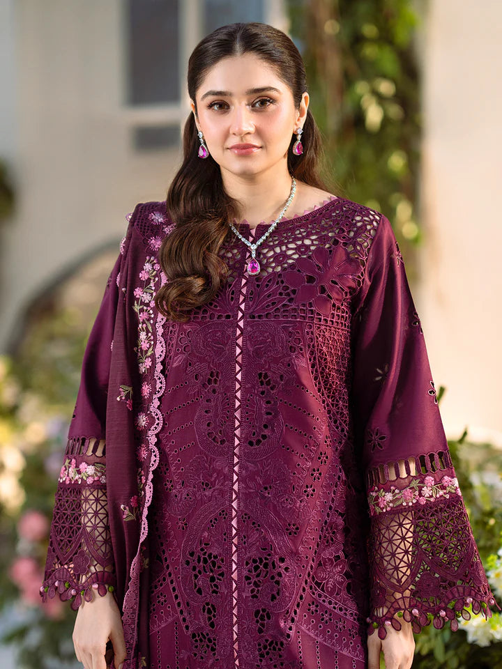 Luxury Gulfraz lawn in shade 106-A, featuring a lush, vibrant green grass surface with detailed blades and rich texture.